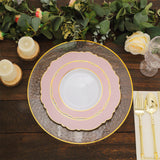 Versatile Blush White Plates for All Occasions